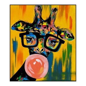 Step by step giraffe painting