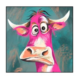Painting a cow